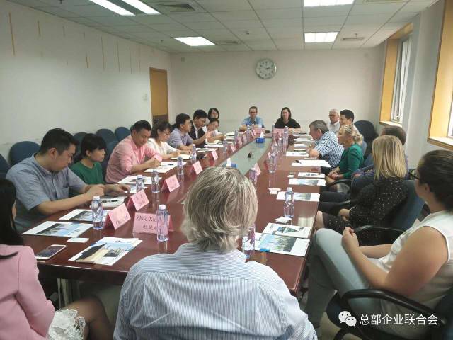 聯(lián)合會(huì)攜成員單位與比利時(shí)特姆塞市市長(zhǎng)呂克·德萊克一行會(huì)談(圖1)